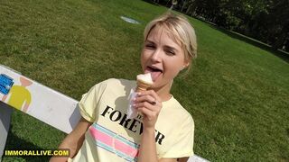 Sassy Stepsis Wants More Than Ice Cream – Lika Star is Obsessed with Creampies - Part 1