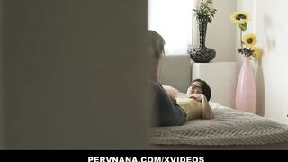 PervNana - StepGrandma Leilani Lei Satisfies StepGrandson And His Girlfriend