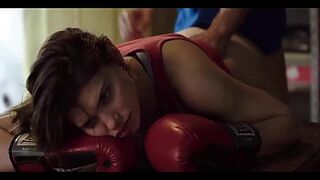 During a boxing lesson, a stepsister gets hard fucked