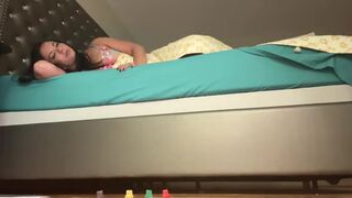 erikaNlexi - Horny Mommy Cums and Swallows Your Friends