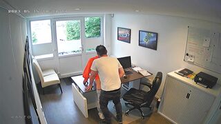 Amost caught having sex in the office