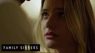 FAMILY SINNERS - Naughty Kenna James Is Missing Her Stepdad's Stirling Cock And He Quickly Reminds Her How It Feels