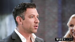 WIFEY Bride Danielle Renae Gets Stretched Out In 5-BBC Gangbang While Hubby Watches