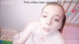 TABOO step DADDY and TEEN DAUGHTER sex. He was waiting for her 18th birthday to make a CREAMPIE in her BALD PUSSY
