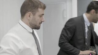 Coworker tricked into cheating with his busty wife