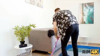 RIM4K. Innocent boy dragged into threesome with horny rimjob enthusiasts