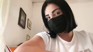 Asian girl caught masturbating and fucked in the ass