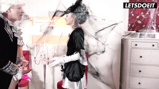 Surprise Halloween Fuck With Hot Step Daughter - LETSDOEIT