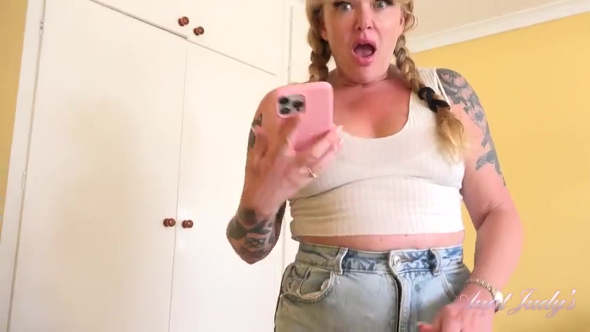 You Found Your Stepmom Nudes and She Caught You Looking