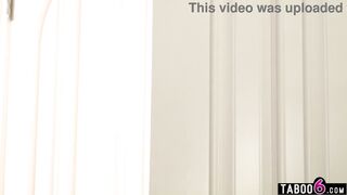 MILF stepmon Diana Grace catches teen stepson with a weird toy