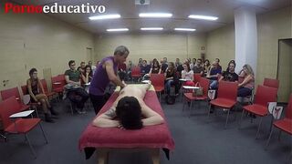 Class # 1 of erotic anal massage