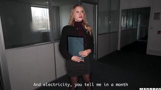 A Married French Realtor Agent Cheats On Her Husband And Gets Pounded Anal And DP To Close A Sale !!!