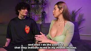 Busty MILF ends up having sex with her son's best friend when they're alone at home