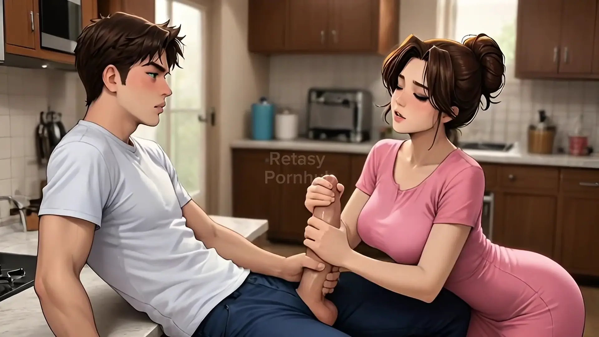 Stepbrother's game turns intimate